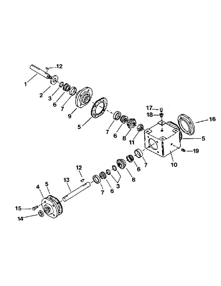 Схема запчастей Case IH 2000 - (E22) - 101908 GEARBOX PARTS 