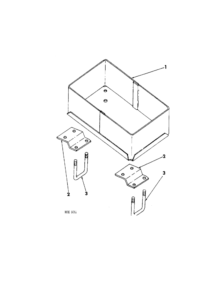 Схема запчастей Case IH 300 - (12[1]) - REAR BEAM WEIGHT BOX, SPECIAL 