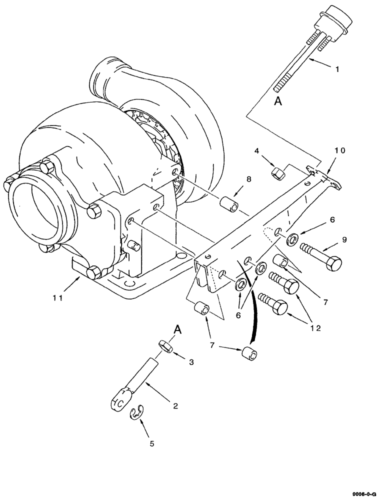 Схема запчастей Case IH 8880 - (10-016) - WASTEGATE ACTUATOR - 6T-590 EMISSIONS CERTIFIED ENGINE (10) - ENGINE