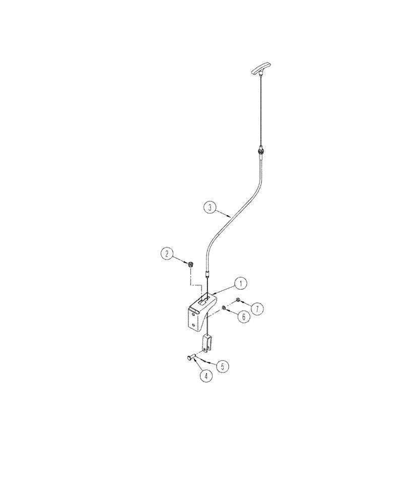 Схема запчастей Case IH STEIGER 335 - (08-15) - CABLE - TOW VALVE (08) - HYDRAULICS