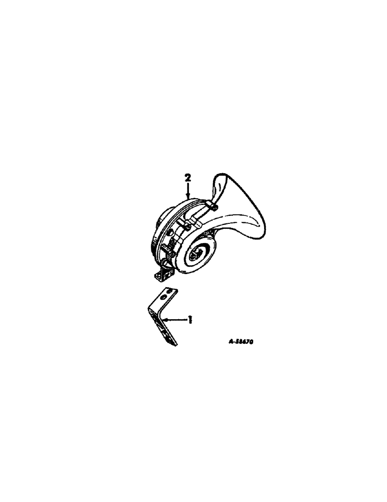 Схема запчастей Case IH 21456 - (08-11[A]) - ELECTRCAL, ELECTRIC HORN (06) - ELECTRICAL