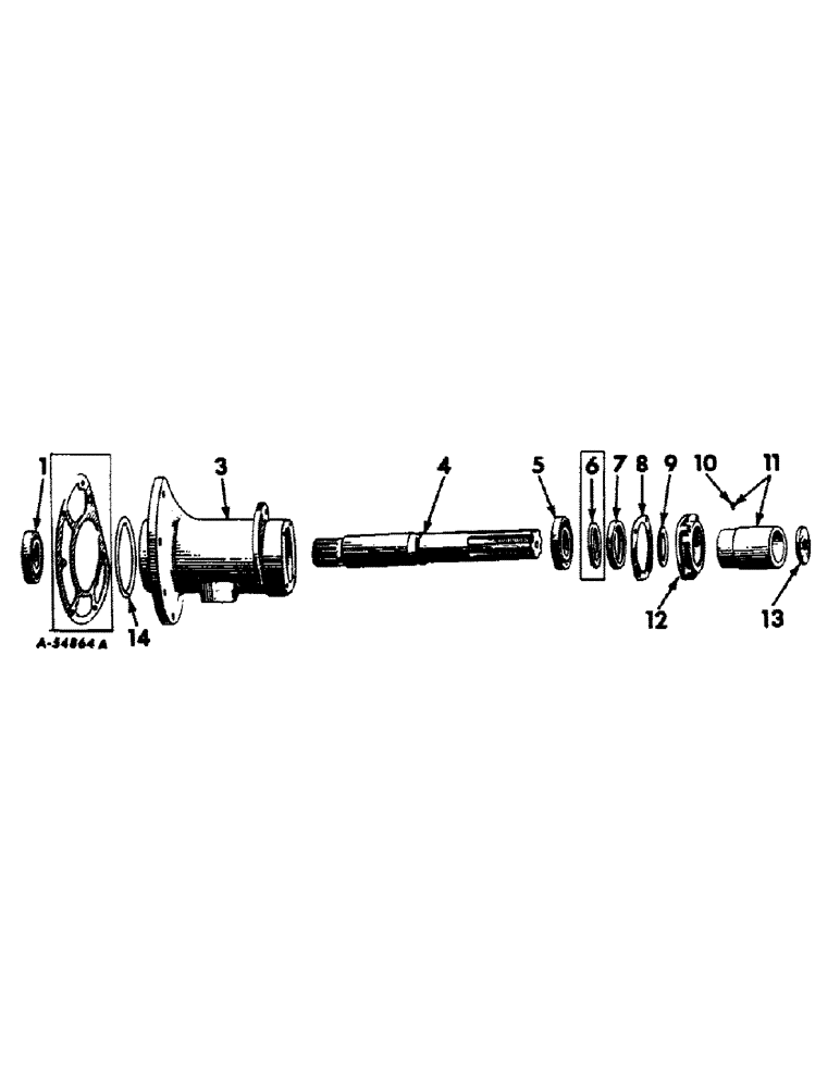 Схема запчастей Case IH 560 - (191) - REAR AXLE, REAR AXLE, INTERNATIONAL 560 SERIES (05) - REAR AXLE