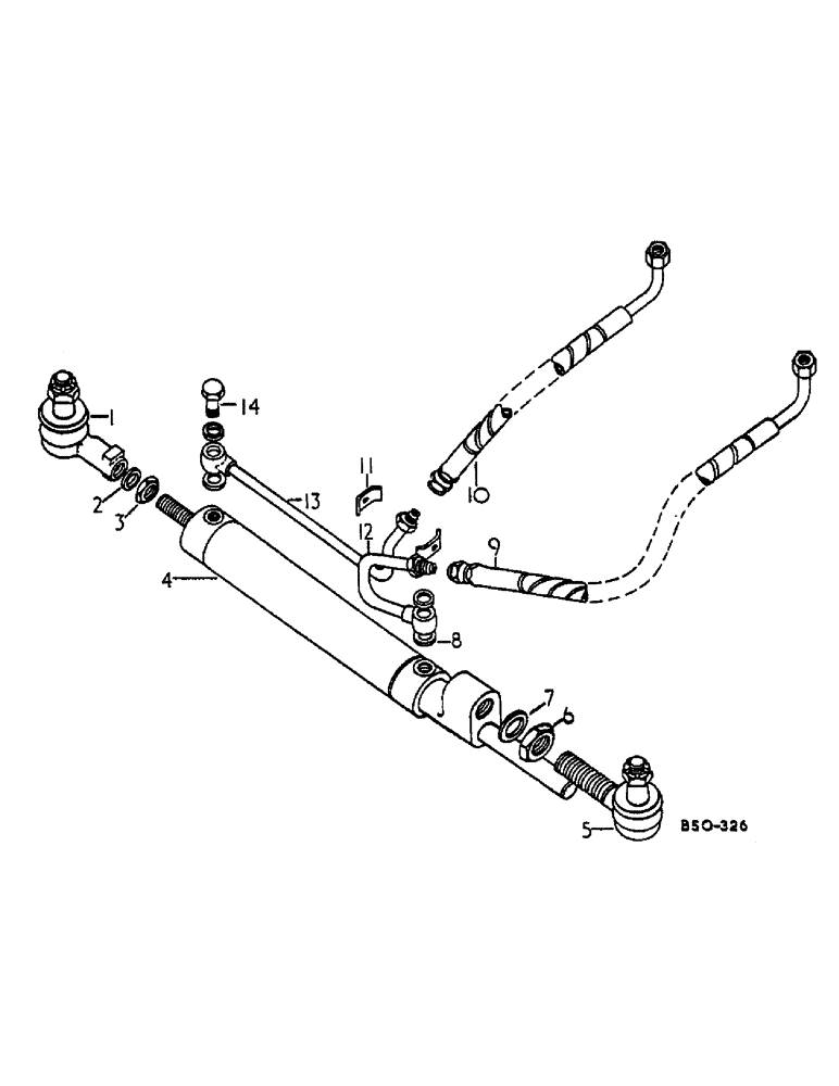 Схема запчастей Case IH 884 - (10-28) - POWER STEERING, ALL WHEEL DRIVE, ZF AXLE (07) - HYDRAULICS