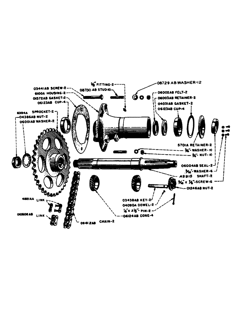 Схема запчастей Case IH 600-SERIES - (085) - REAR AXLE (06) - POWER TRAIN