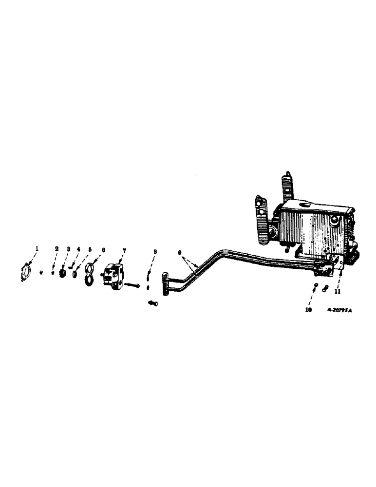 Схема запчастей Case IH INTERNATIONAL - (10-08) - HYDRAULICS, TOUCH-CONTROL SYSTEM, HYDRAULIC PUMP AND MANIFOLD TUBES (07) - HYDRAULICS