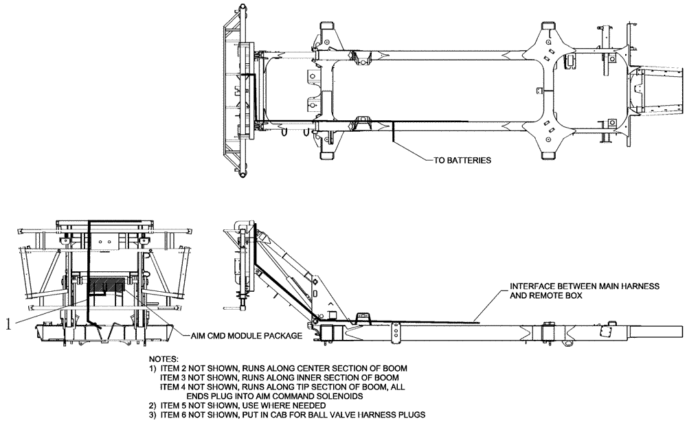 Схема запчастей Case IH 3230 - (55.440.25) - AIM COMMAND, HARNESS GROUP (55) - ELECTRICAL SYSTEMS