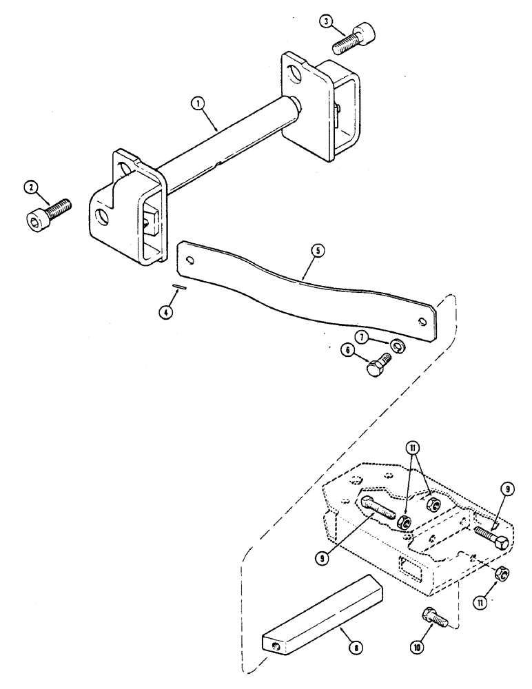 Схема запчастей Case IH 2390 - (9-312) - CROSSBAR AND WISHBONE SPRINGS (09) - CHASSIS/ATTACHMENTS