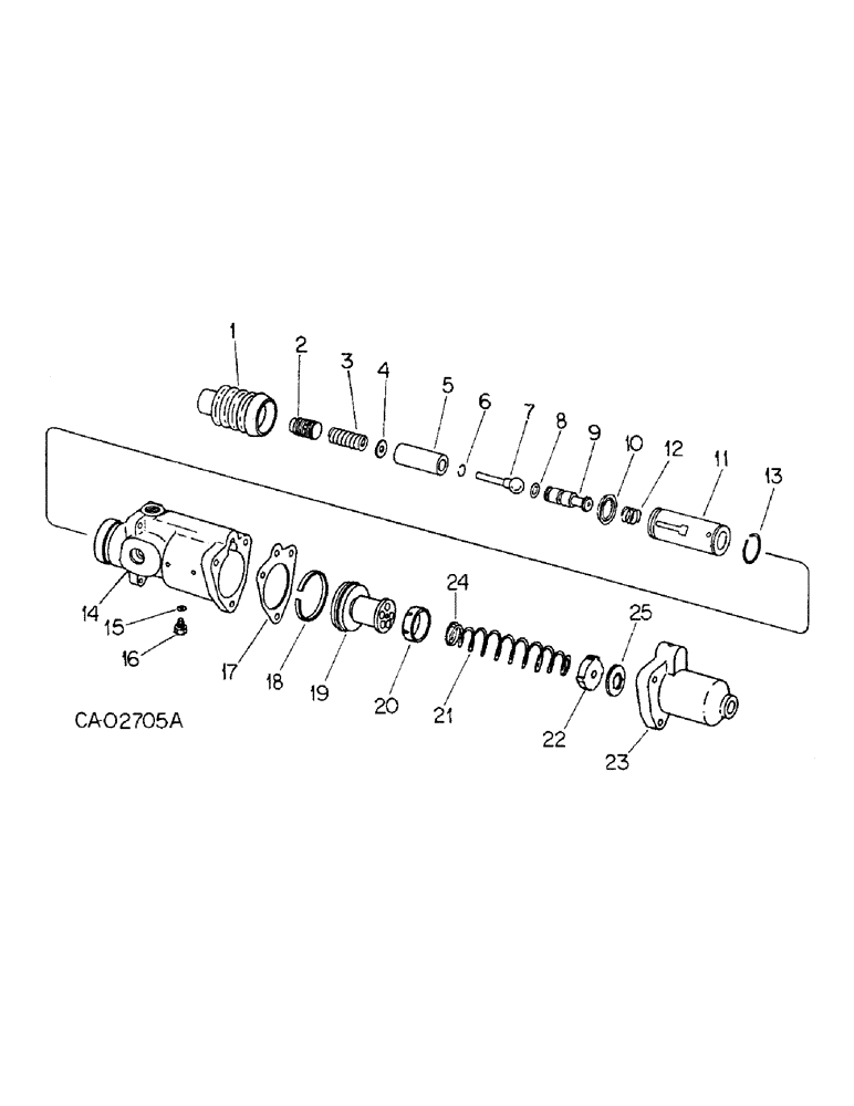 Схема запчастей Case IH 4166 - (04-06) - BRAKES, POWER BRAKE VALVE (5.1) - BRAKES