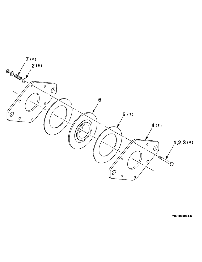 Схема запчастей Case IH 8575 - (5-06) - STUFFER CLUTCH ASSEMBLY (13) - FEEDER