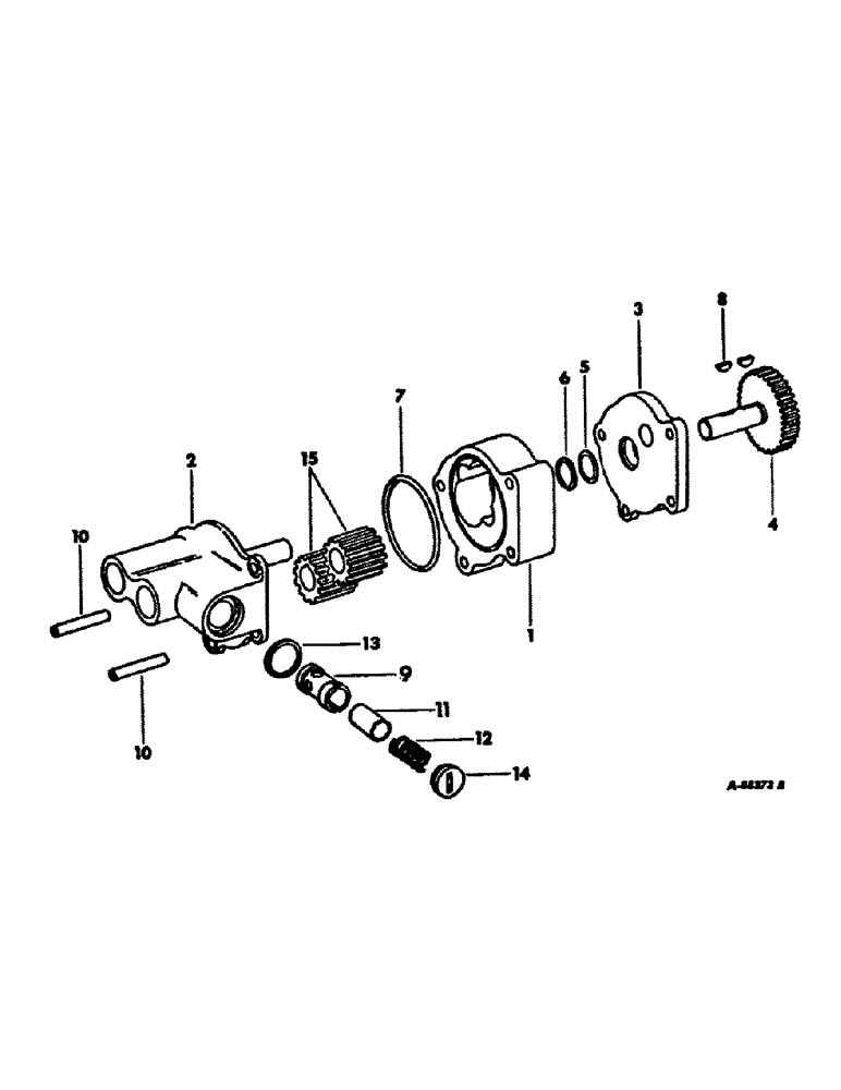 Схема запчастей Case IH D-239 - (D-41) - LUBRICATING OIL PUMP 