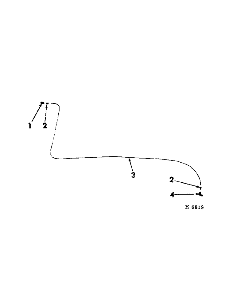 Схема запчастей Case IH 201 - (A-013[A]) - OIL PRESSURE GAUGE LINE (10) - ENGINE