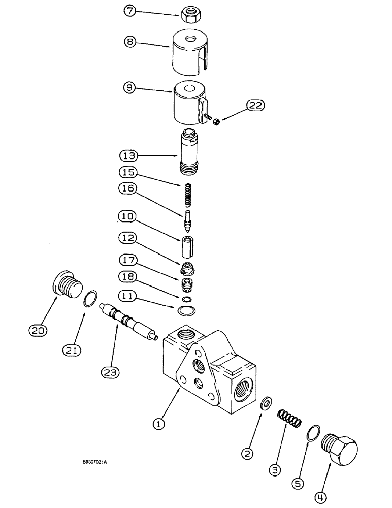 Схема запчастей Case IH 1688 - (8-58) - FEEDER CLUTCH VALVE (07) - HYDRAULICS