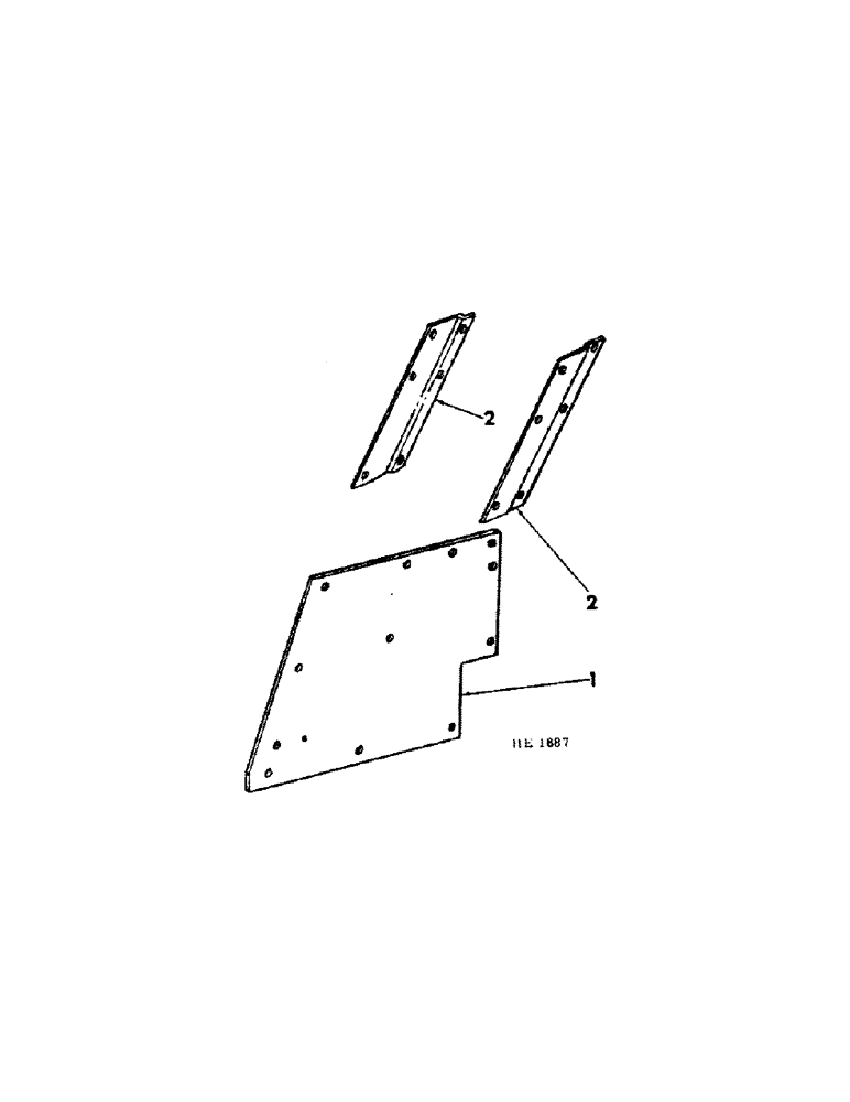 Схема запчастей Case IH 570 - (B-36) - FORAGE BOX REAR SIDE, FORAGE BOX FRONT SIDE SUPPORTS (00) - COMPLETE MACHINE