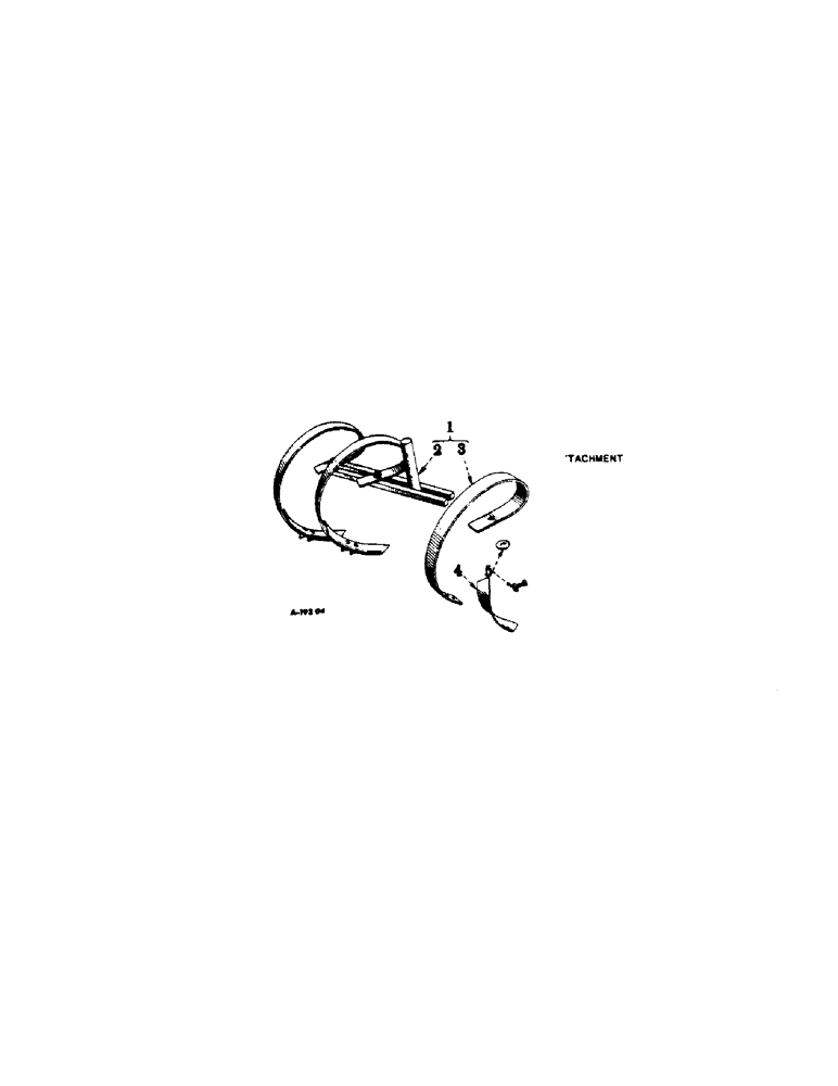 Схема запчастей Case IH F-144 - (B-40[A]) - SPRING TOOTH ATTACHMENT 