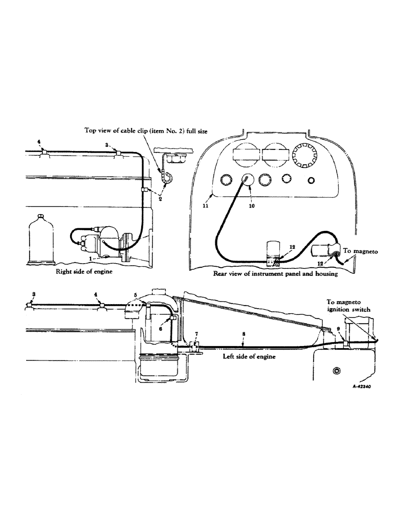 Схема запчастей Case IH 400-SERIES - (160) - ELECTRICAL SYSTEM, CARBURETED ENGINE, MAGNETO IGNITION SYSTEM (06) - ELECTRICAL SYSTEMS