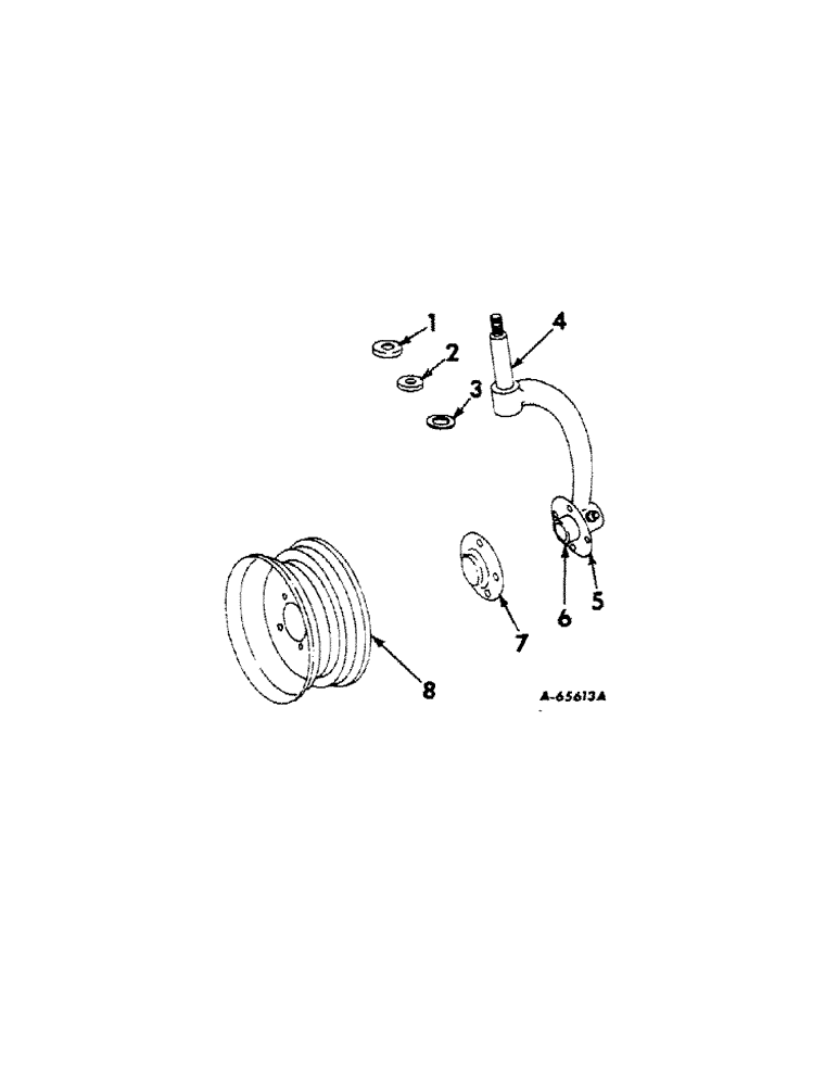 Схема запчастей Case IH 1000 - (K-09[A]) - CASTER WHEEL 