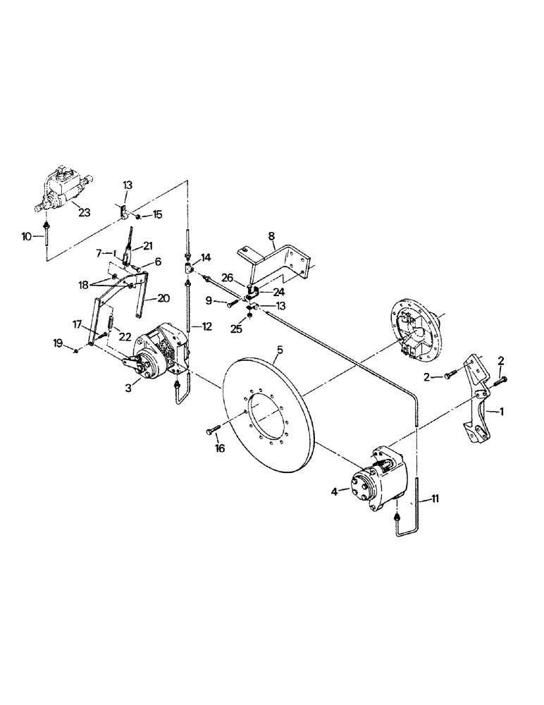 Схема запчастей Case IH CP-1400 - (05-1) - BRAKE SYSTEM (5.1) - BRAKES