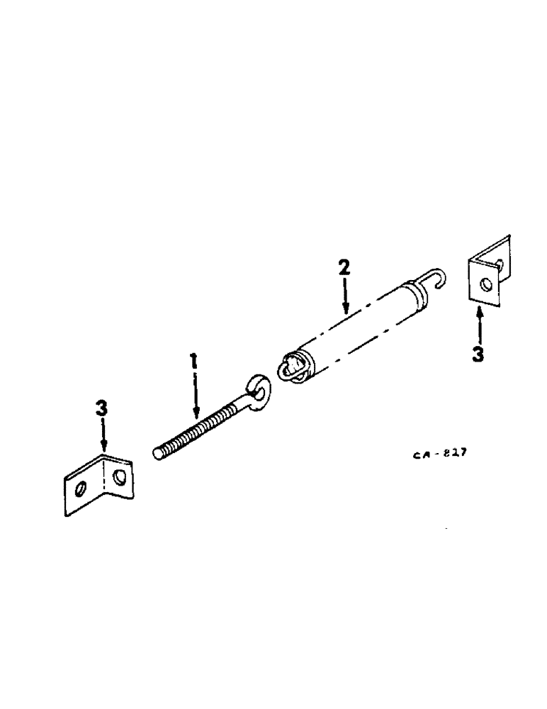 Схема запчастей Case IH 296 - (AA-10[A]) - PRESSURE SPRING ATTACHMENT PLANTER UNIT, ONE PER ROW 