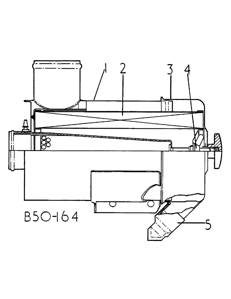 Схема запчастей Case IH 585 - (12-009) - AIR CLEANER Power