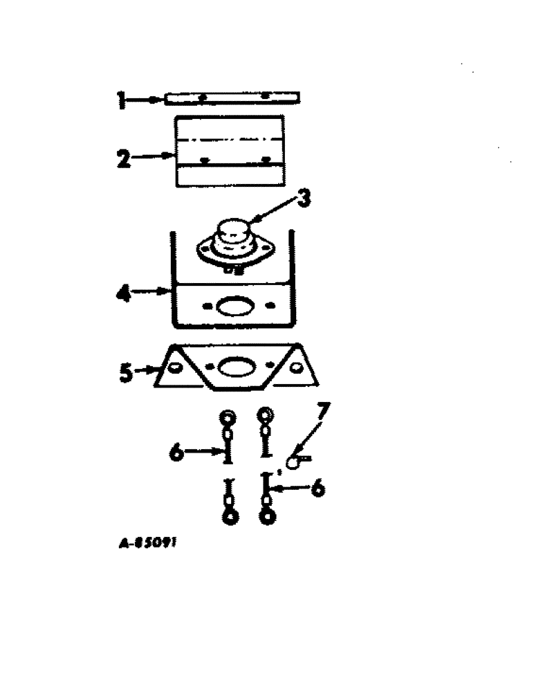 Схема запчастей Case IH 428 - (A-58) - ENGINE SHUT-OFF ATTACHMENT, FOR WIRE BALER 