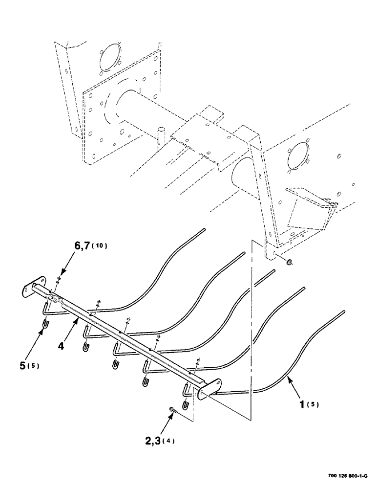 Схема запчастей Case IH 8455T - (3-02) - WINDGUARD ASSEMBLY Pickup