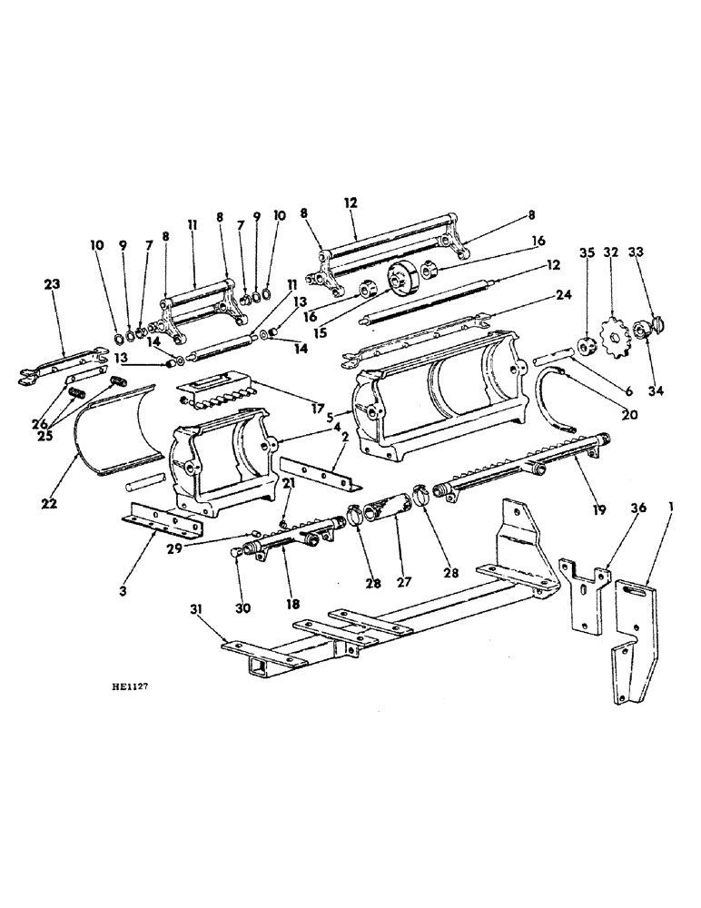 Схема запчастей Case IH 620 - (A-72) - LIQUID FERTILIZER PUMP AND MOUNTING, FOR USE ON 24 X 7 DRILL ONLY, MACHINES PRIOR TO 1974 SEASON 