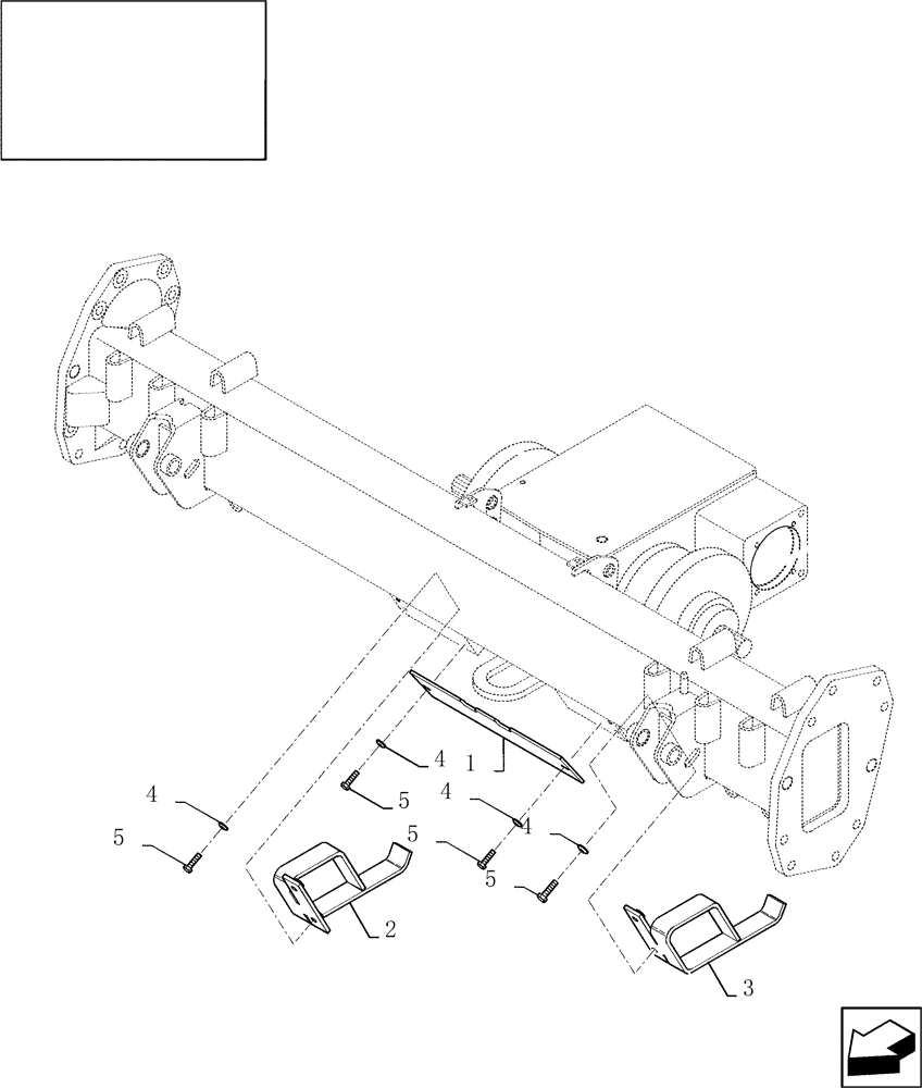 Схема запчастей Case IH 9010 - (90.118.31[02]) - BRAKE SHIELDING (90) - PLATFORM, CAB, BODYWORK AND DECALS