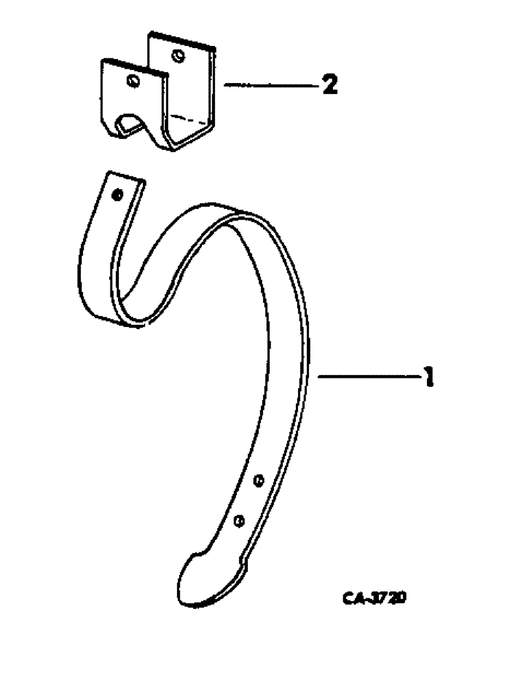 Схема запчастей Case IH 345 - (AH-4) - TEETH AND CLAMPS 