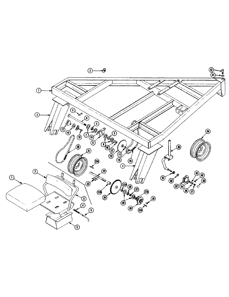 Схема запчастей Case IH 856 - (04) - MAIN FRAME 