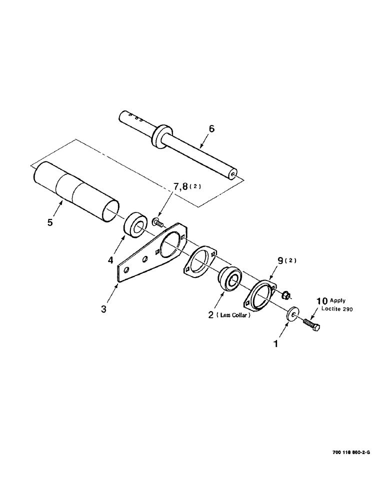 Схема запчастей Case IH 8840 - (2-10) - ROLLER ASSEMBLY- DRIVE (58) - ATTACHMENTS/HEADERS