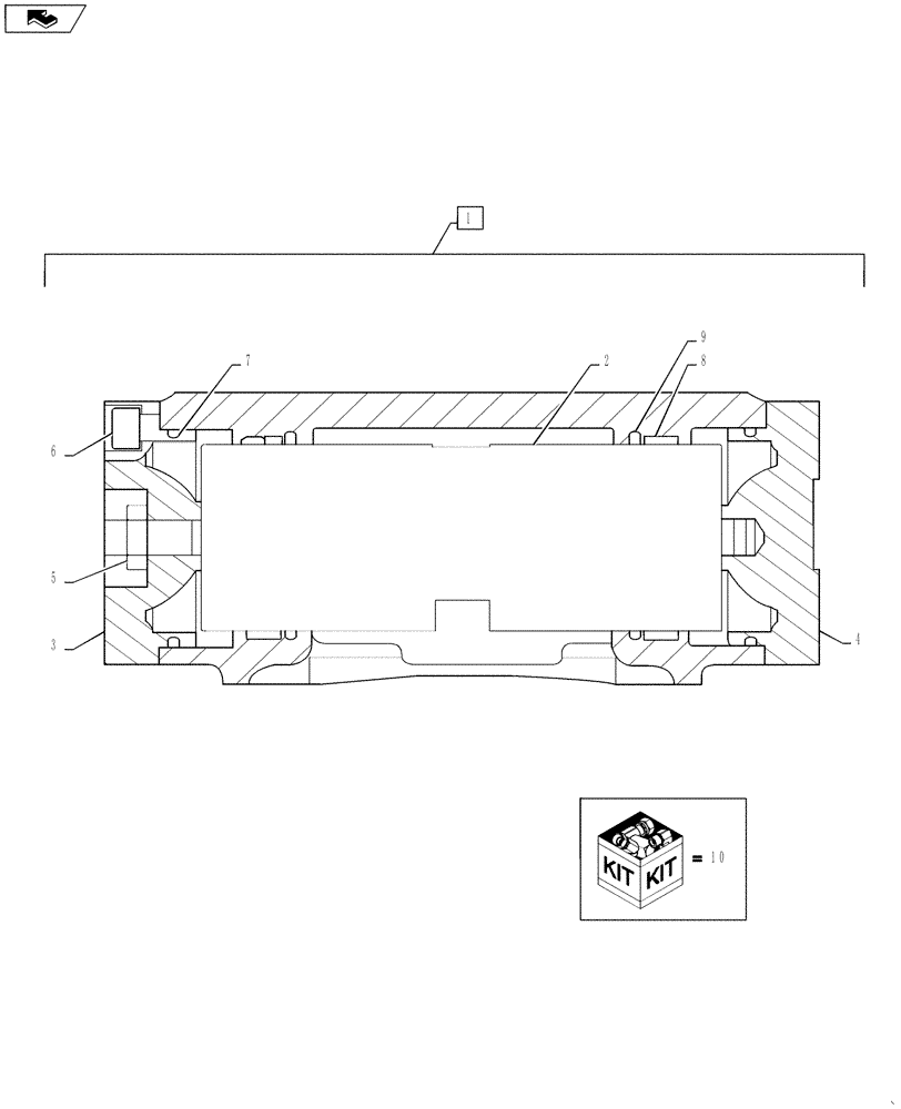 Схема запчастей Case IH 3330 - (29.100.10[03]) - HYDROSTATIC PUMP CONTROL, BSN YCT032640 (29) - HYDROSTATIC DRIVE