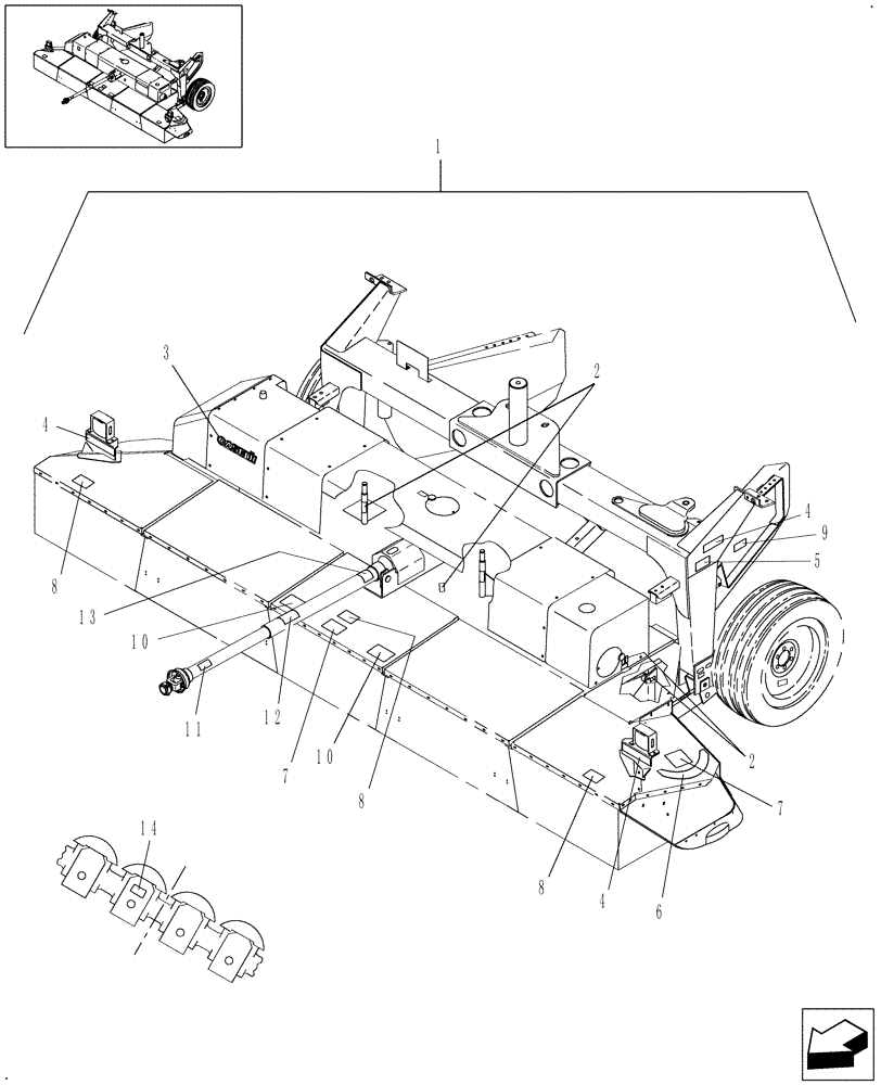 Схема запчастей Case IH DC162 - (08.07) - DECALS, BASE FRONT (08) - SHEET METAL