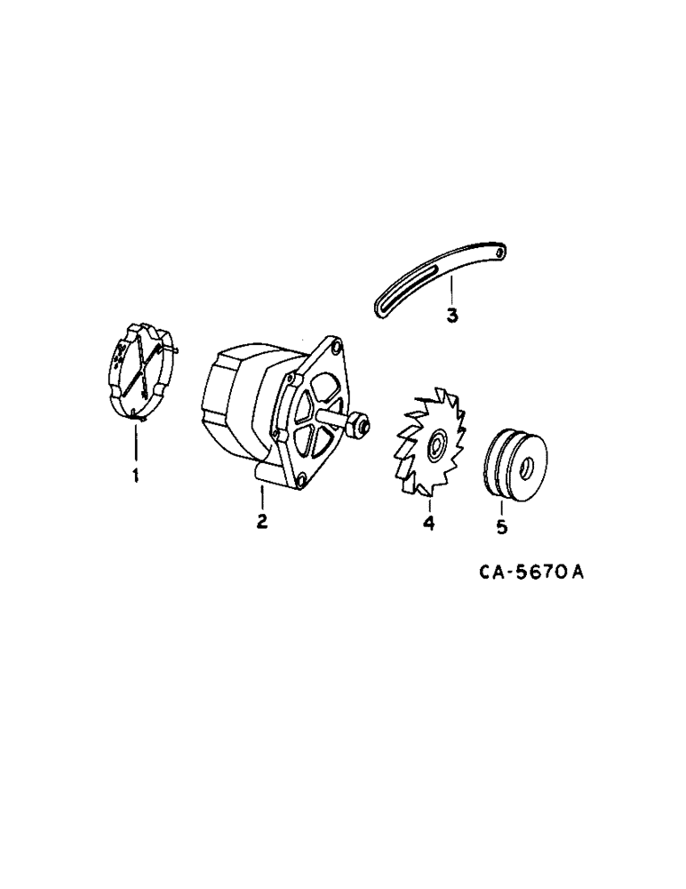 Схема запчастей Case IH 1470 - (08-21) - ELECTRICAL, ALTERNATROR-GENERATOR AND MOUNTINGS, ALL EXCEPT 90 AMP MOROROLA ALTERNATOR (06) - ELECTRICAL