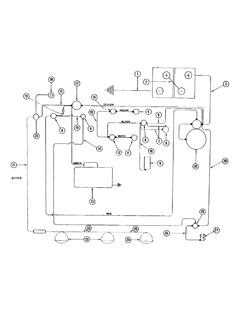 Схема запчастей Case IH 1010 - (228) - ELECTRICAL SYSTEM, CASE A301D-F DIESEL ENGINE (55) - ELECTRICAL SYSTEMS