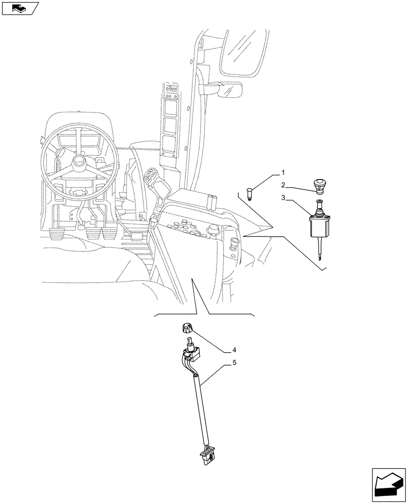 Схема запчастей Case IH PUMA 170 - (55.512.0503) - AUXILIARY COUPLERS FOR FRONT 3 POINTS HITCH - SWITCHES (VAR.743483-743484-743485-743486 / 743666-743667-743765-743837-743838) (55) - ELECTRICAL SYSTEMS