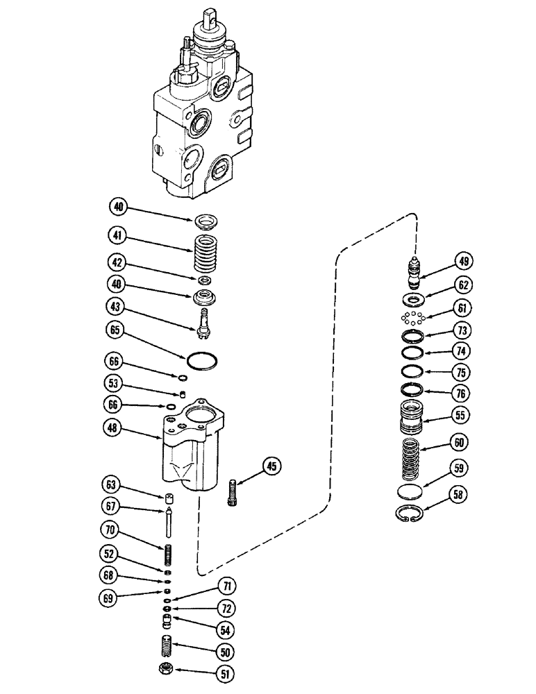 Схема запчастей Case IH 3294 - (8-334) - REMOTE CONTROL VALVE, FOR SECOND OR ADD ON FOR THIRD CIRCUIT WITH LOAD CHECK (08) - HYDRAULICS