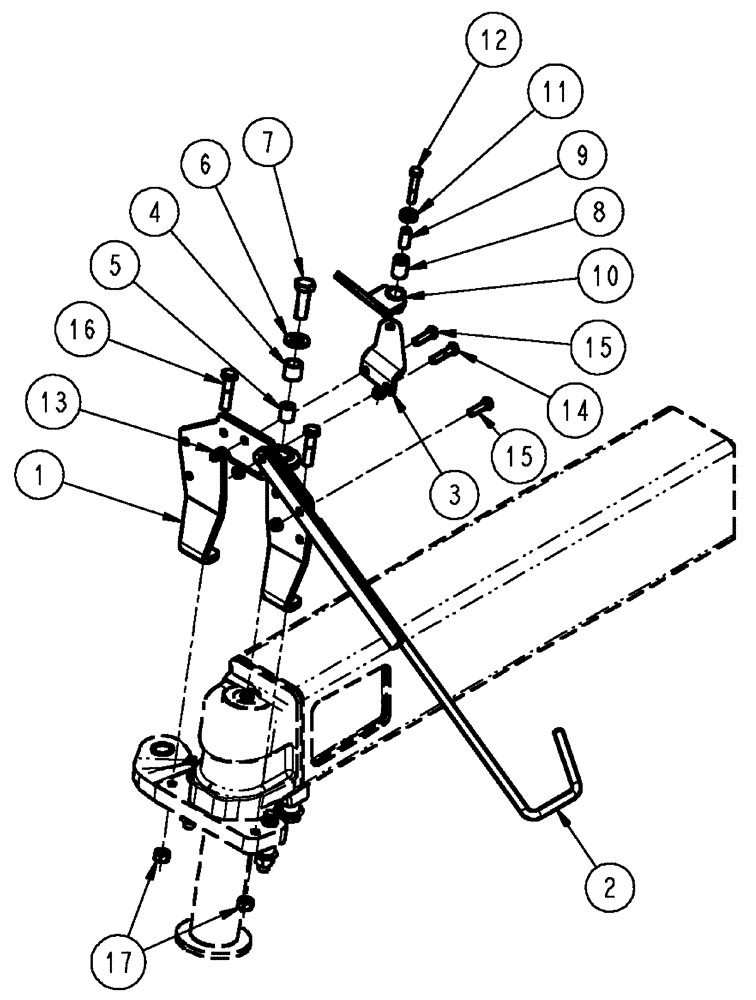 Схема запчастей Case IH SPX3310 - (04-023) - HOSE PIVOT GROUP, RF Suspension & Frame