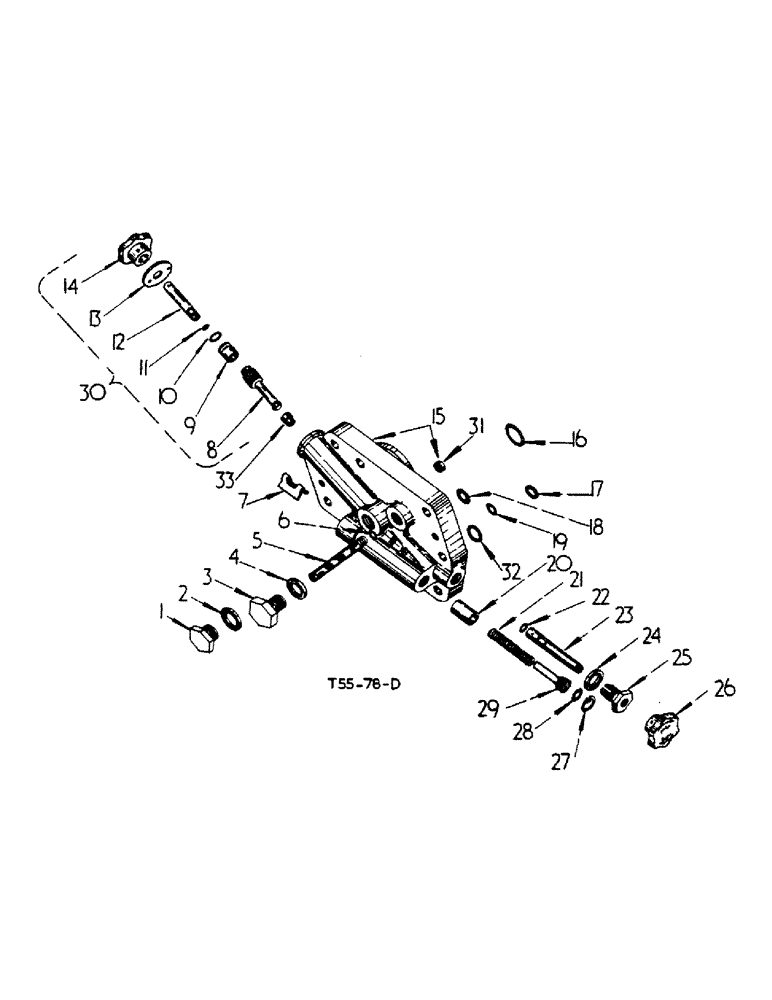 Схема запчастей Case IH 2350 - (5-09) - CYLINDER HEAD, CONTROL VALVE (08) - HYDRAULICS