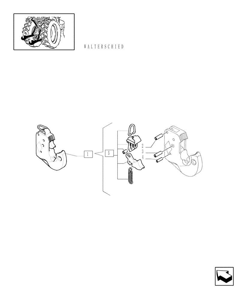 Схема запчастей Case IH MXU130 - (1.89.6/03A) - IMPLEMENT LINKAGE HOOK - PARTS (09) - IMPLEMENT LIFT