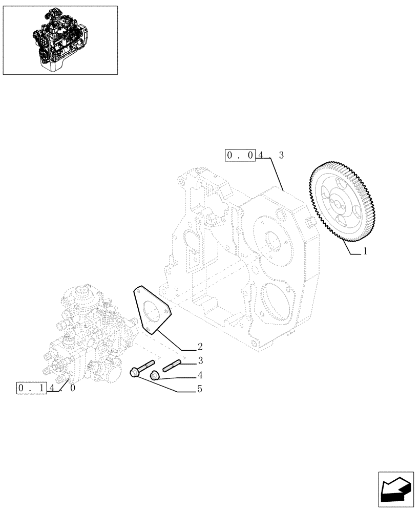 Схема запчастей Case IH F4GE0454A D610 - (0.14.2[01]) - INJECTION PUMP - CONTROL  (504063978) 