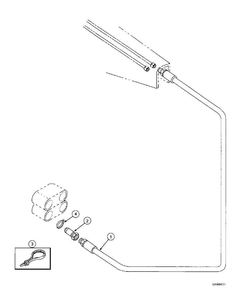 Схема запчастей Case IH L300 - (8-12) - HYDRAULICS, REAR MOUNT (08) - HYDRAULICS