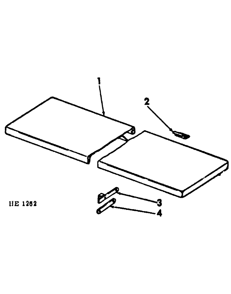 Схема запчастей Case IH 300 - (10-21) - GRAIN HOPPER LID 