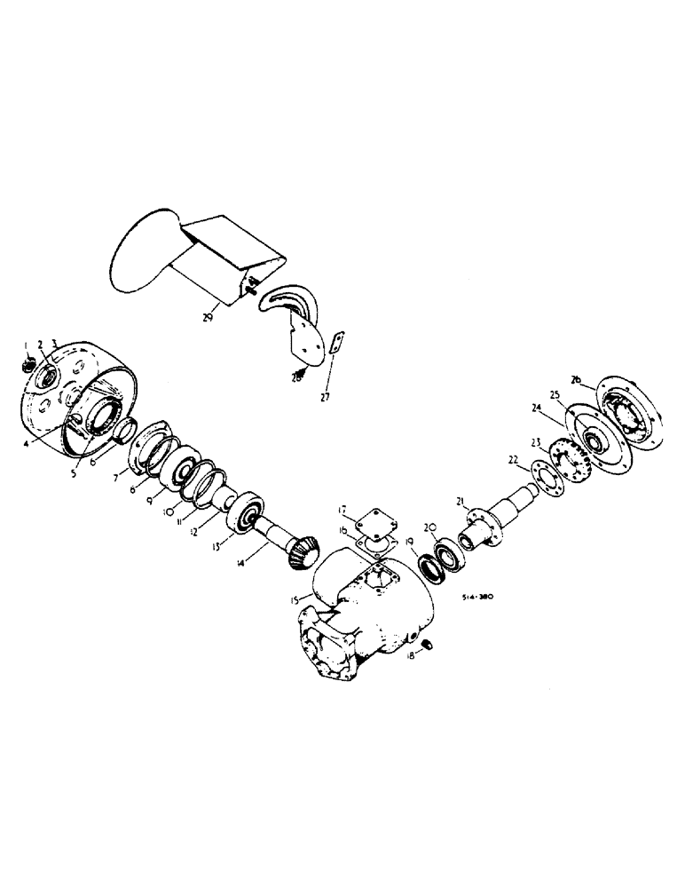 Схема запчастей Case IH 584 - (07-063) - BELT PULLEY (04) - Drive Train