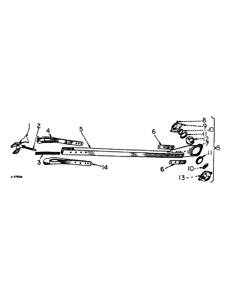 Схема запчастей Case IH L-22 - (G-19) - BALL BEARING PITMAN, SPECIAL 