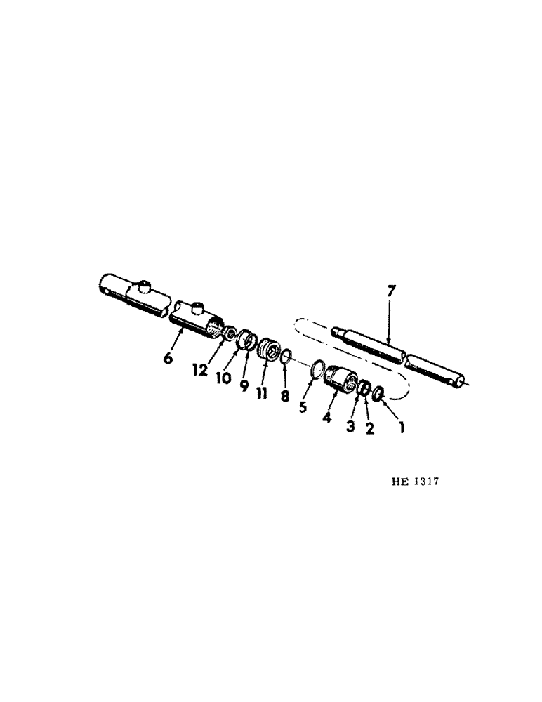 Схема запчастей Case IH 230 - (10-11[A]) - HYDRAULICS, CYLINDER - REEL LIFT MASTER (07) - HYDRAULICS