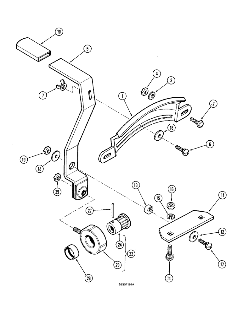 Схема запчастей Case IH 5400 - (9-14) - SEED FEED SHIFTER AND INDICATOR (GRAIN DRILLS BSN CKB0030000) (09) - CHASSIS