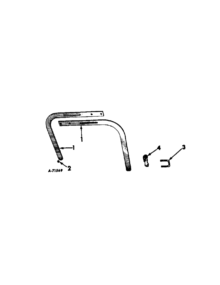 Схема запчастей Case IH 461 - (U-20[A]) - JOCKEY ARCH 