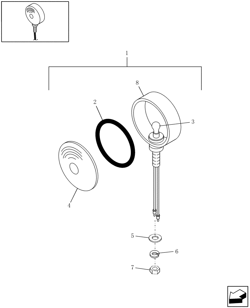 Схема запчастей Case IH SMX91 - (06.02) - AMBER LAMP (06) - ELECTRICAL