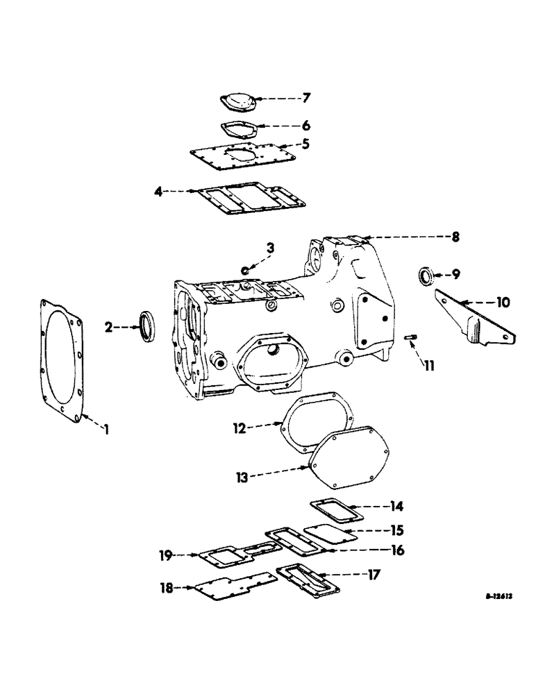 Схема запчастей Case IH 606 - (098) - CLUTCH, CLUTCH HOUSING AND COVER (03.1) - CLUTCH