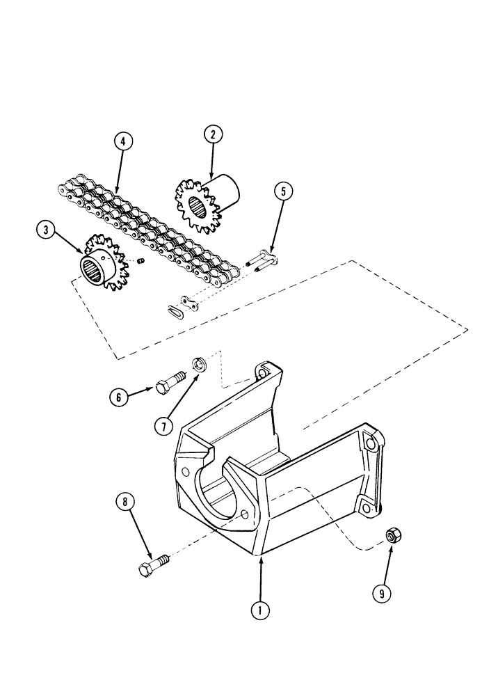 Схема запчастей Case IH 955 - (8-190) - PUMP MOUNTING, AFS PLANTER, 12/23 SRC FOR USE WITH MAGNUM AND MX MAGNUM TRACTORS (08) - HYDRAULICS